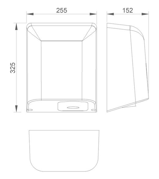 Secamanos FUGA carcasa ABS blanco