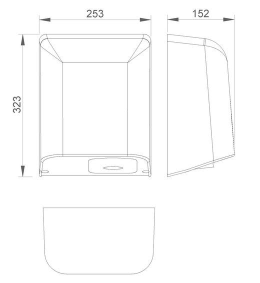 Secamanos FUGA carcasa INOX blanco