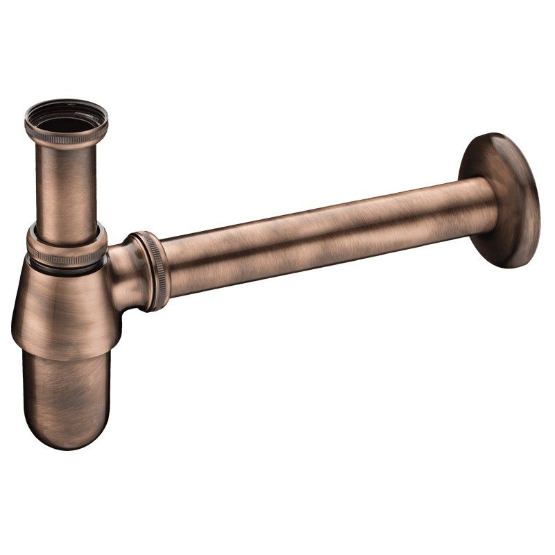 Sifón botella bronce