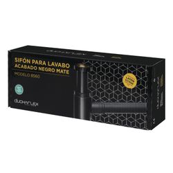 Sifón neptuno negro mate