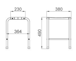 Taburete para baño