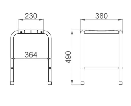 Taburete para baño