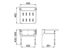 Taburetes para baño - nylon alto 420