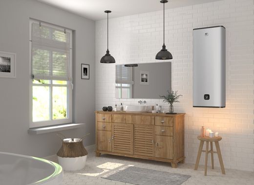 Termo eléctrico multiposición 80 L WiFi Onix Silver connect
