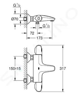 Termostato baño ducha ghoheterm 1000 cr