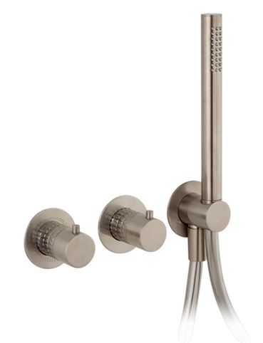 TRIM EMPOTRADO DE DUCHA HORIZONTAL, CON 2 SALIDAS Y PLAFONES