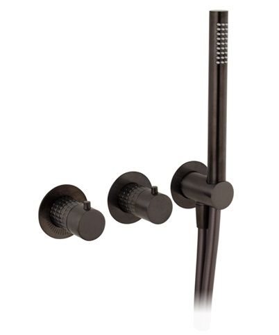 TRIM EMPOTRADO DE DUCHA HORIZONTAL, CON 2 SALIDAS Y PLAFONES