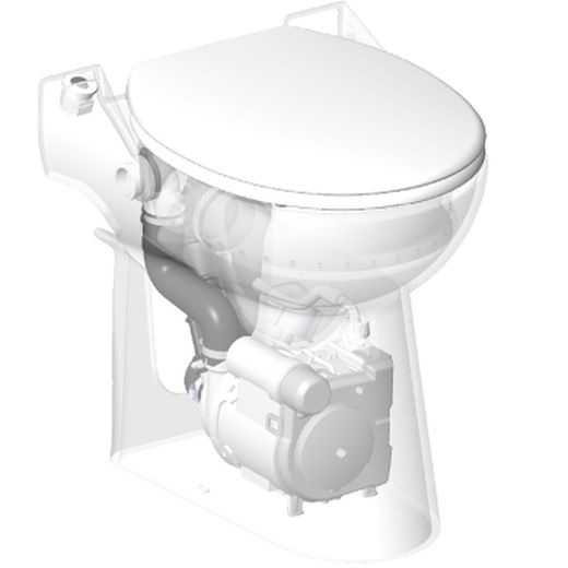 Inodoro con triturador incorporado Dual Flush