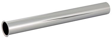 TUBO DE LATON CON VALONA ø 32 MM X 400 MM CROMADO