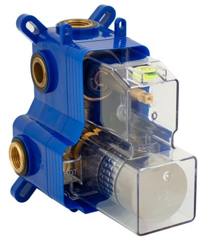 VALVULA DUCHA EMPOTRADA 1/2" 2 SALIDAS INVERSOR CERAMICO