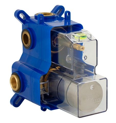 VALVULA DUCHA EMPOTRADA 1/2" 2 SALIDAS INVERSOR CERAMICO