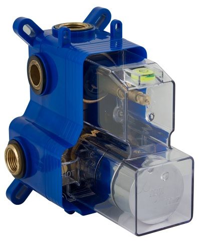 VALVULA DUCHA EMPOTRADA 1/2" 2 SALIDAS INVERSOR CERAMICO