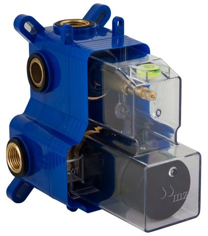 VALVULA DUCHA EMPOTRADA 1/2" 2 SALIDAS INVERSOR CERAMICO