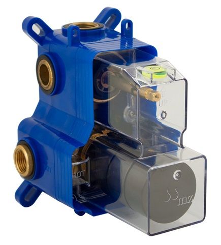 VALVULA DUCHA EMPOTRADA 1/2" 2 SALIDAS INVERSOR CERAMICO