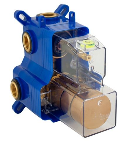 VALVULA DE DUCHA EMPOTRAR DE  1/2" CON 3 SALIDAS INVERSOR CERAMICO