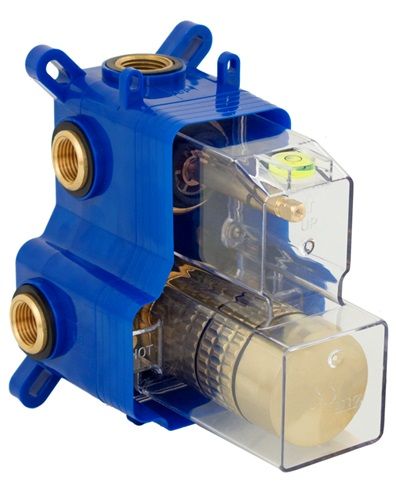 VALVULA DE DUCHA EMPOTRAR DE  1/2" CON 3 SALIDAS INVERSOR CERAMICO