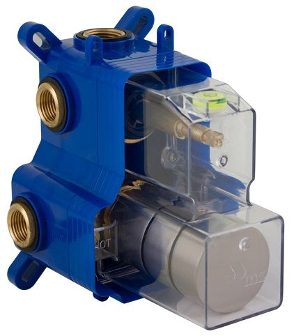 VALVULA DUCHA EMPOTRAR 1/2" 2 SALIDAS INVERSOR CERAMICO