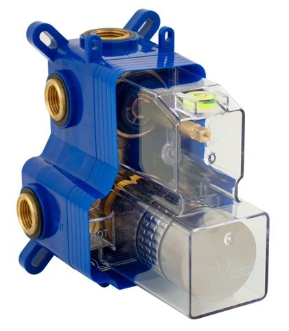 VALVULA DUCHA EMPOTRADA 1/2" 3 SALIDAS INVERSOR CERAMICO