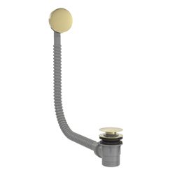 Válvula de desagüe Click‑clack con rebosadero para bañera